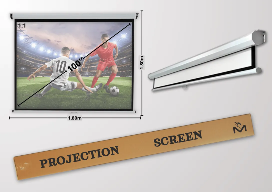 MALIK Telon Mural 180x180 Copa America para Led Benq LH890UST