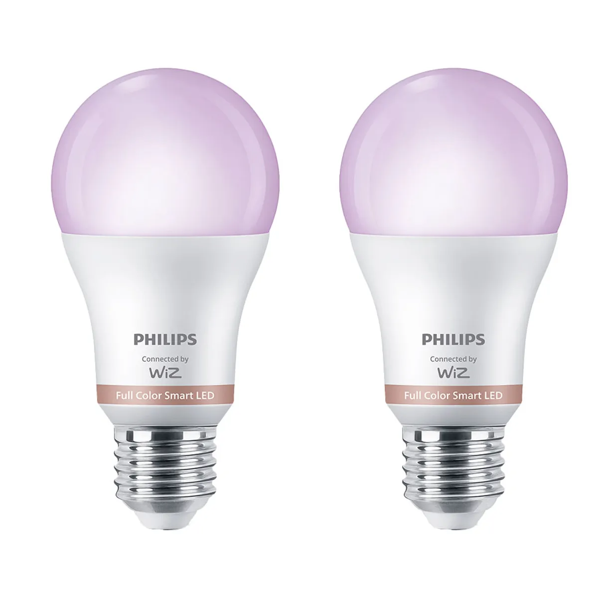 PHILIPS SMART - Set de 2x Ampolletas Philips Smart Multicolor 60W A60 E27