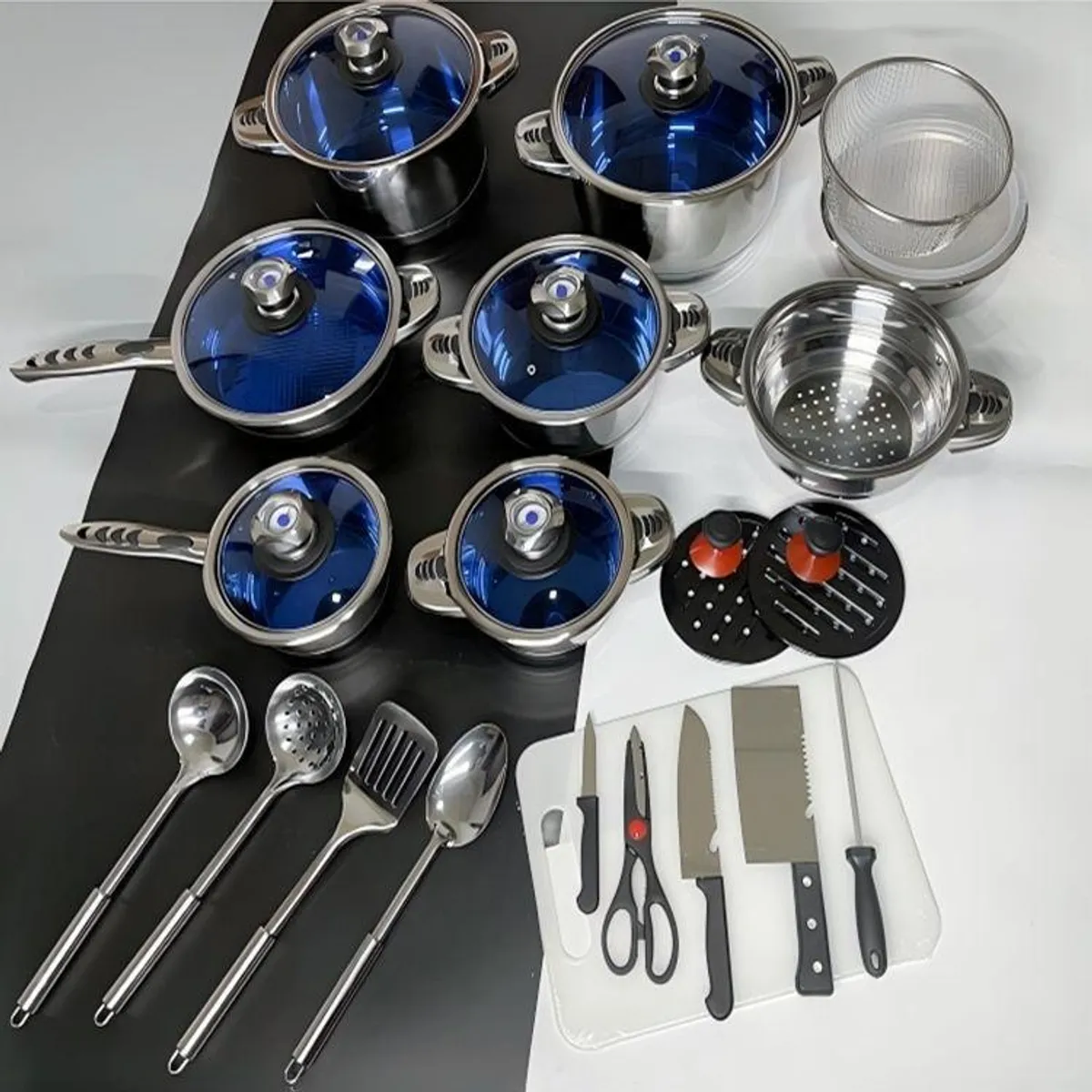 ANYHOGAR - Juego De Utensilios De Cocina De 50 Piezas