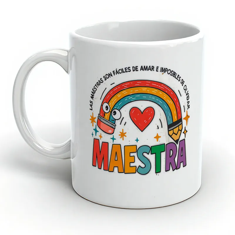 SM - Taza Tazon para Profesoras  - Regalo para Maestras Dia del Maestro