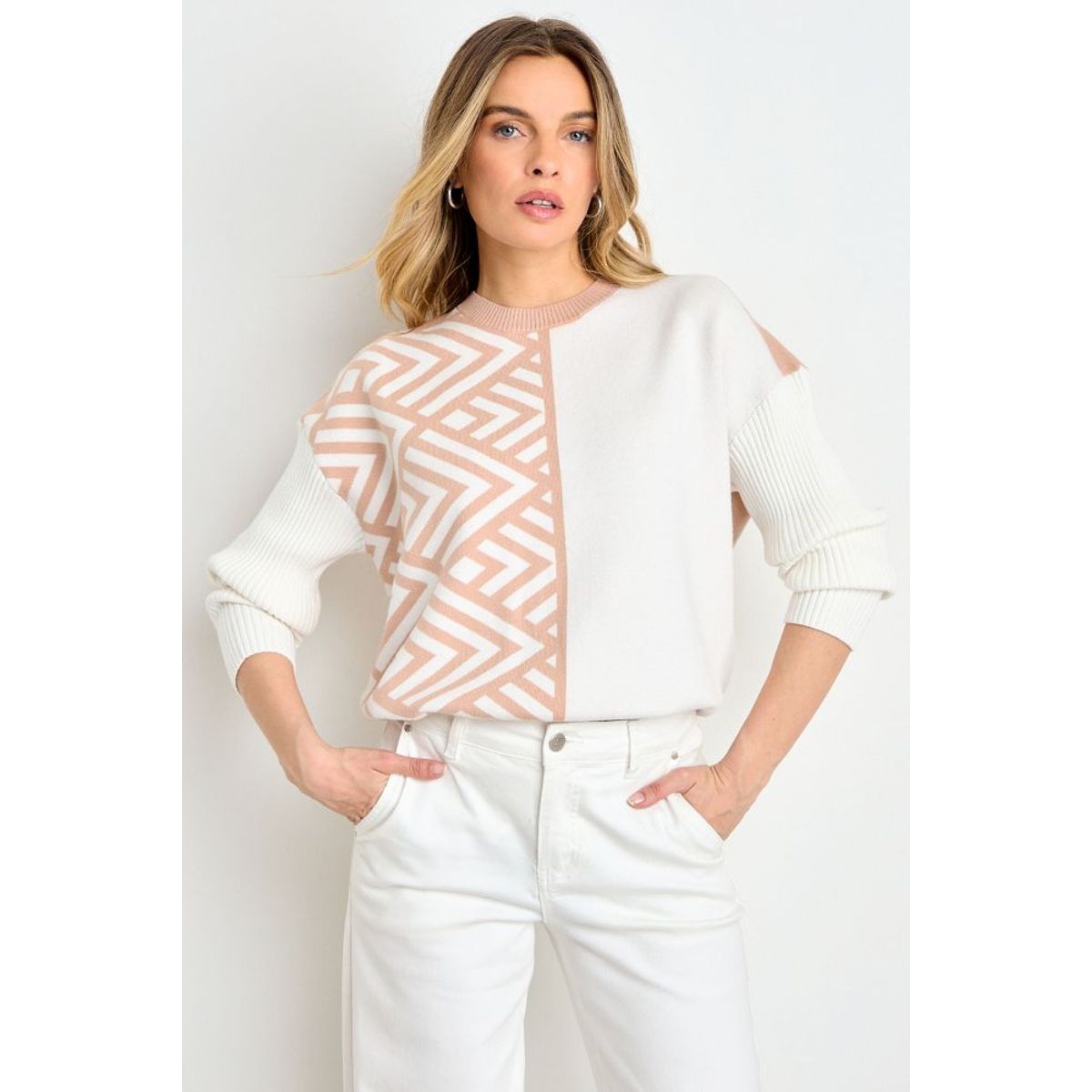 ASH - Sweater Mujer Crudo Ash