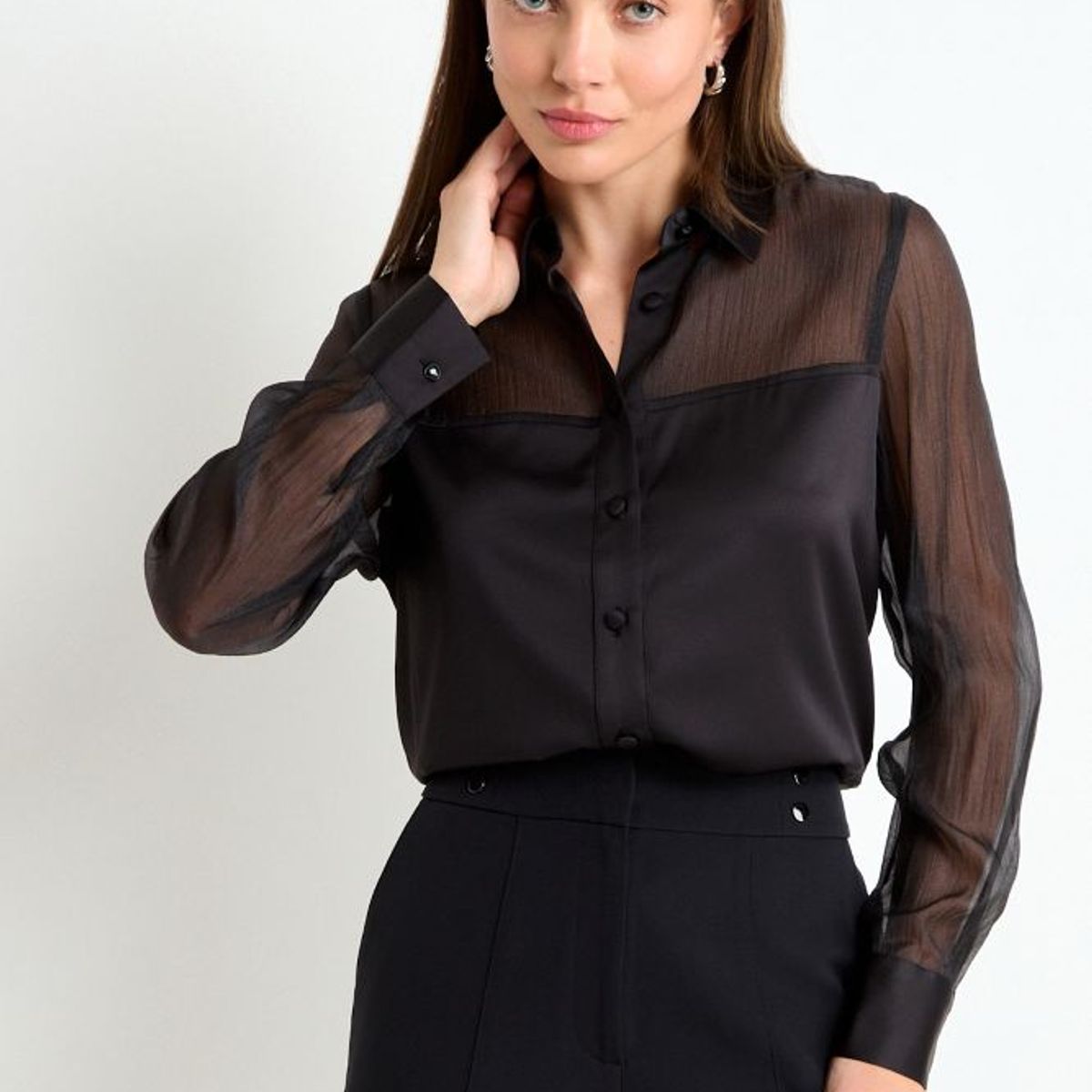 ASH - Blusa Mujer Negro Ash