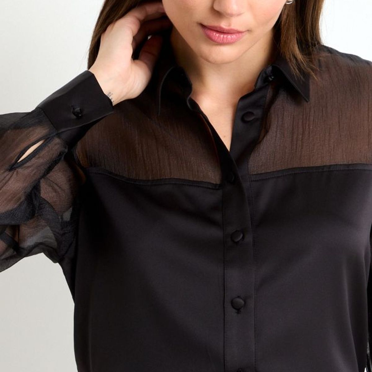 ASH - Blusa Mujer Negro Ash
