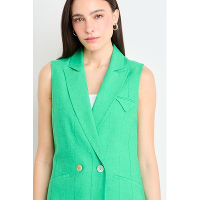 Imagen 2 del producto Blazer Liso Mujer Verde Oliva