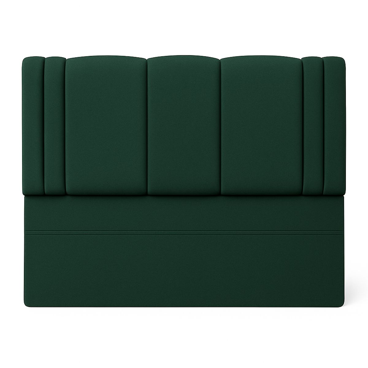 GENERICO - RESPALDO DE CAMA 2 PLAZAS VERDE OSCURO MILANO