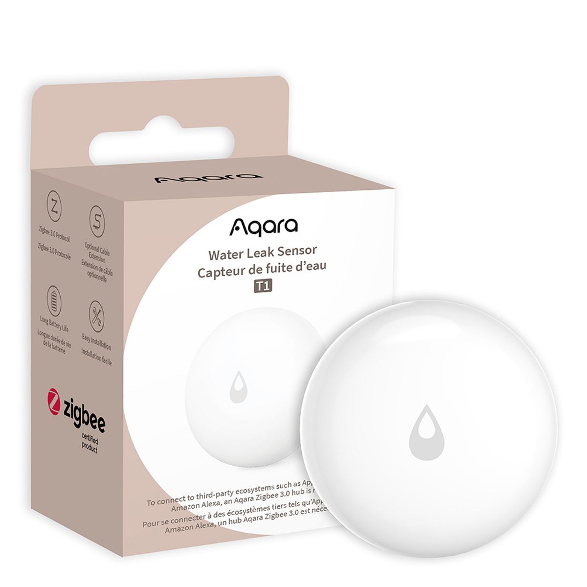 AQARA - Sensor de Filtración de Agua T1 Aqara
