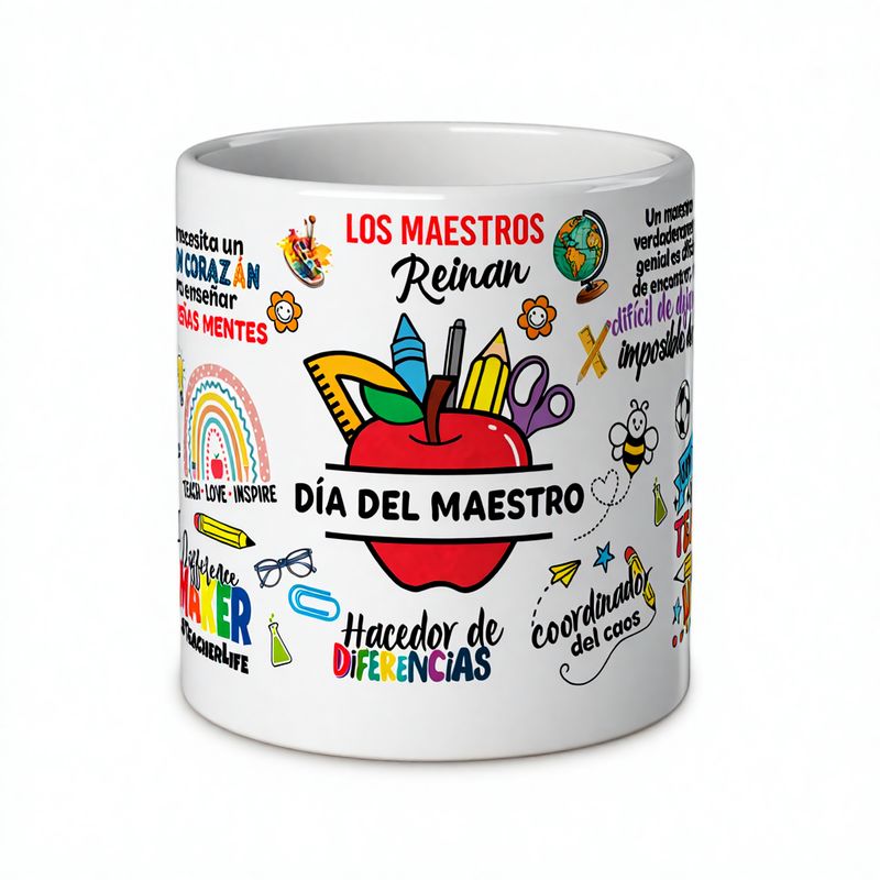 SM - Taza Tazon para Profesores  - Regalo para Maestros Dia del Maestro