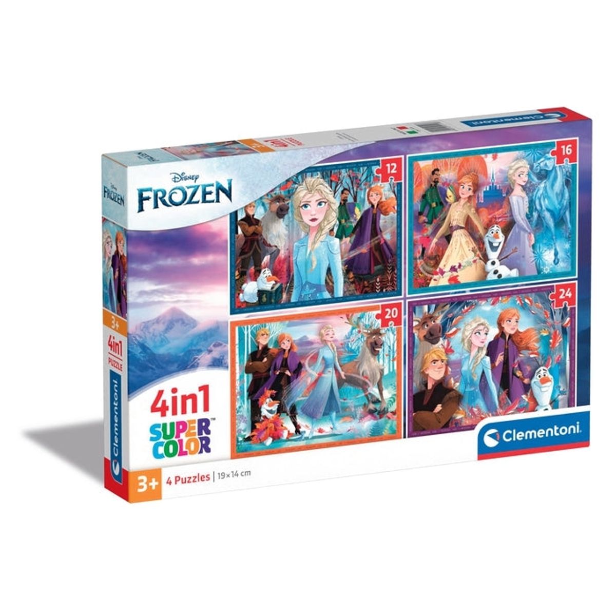 CLEMENTONI - CLEMENTONI 21518 PUZZLE 1 X 12 + 1 X 16 + 1 X 20 + 1 X 24