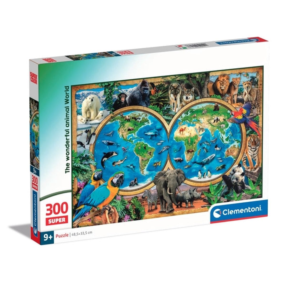 CLEMENTONI - CLEMENTONI 21723 PUZZLE 300 PIEZAS THE WONDERFUL ANIMAL