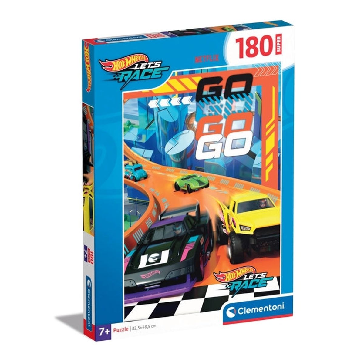 CLEMENTONI - CLEMENTONI 29789 PUZZLE 180 PIEZAS HOT WHEELS TM