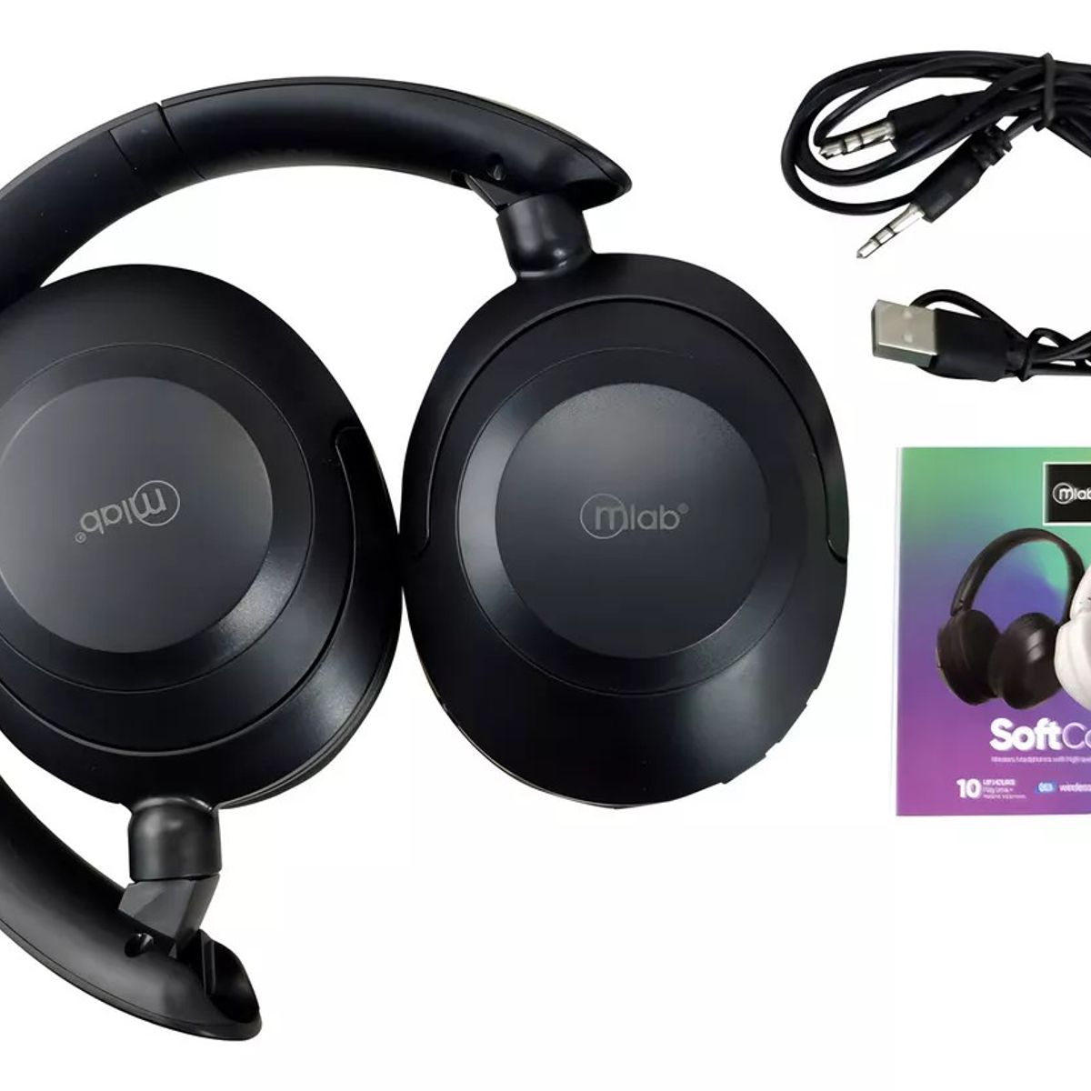 MLAB - Mlab Audífono Bluetooh Tipo Soft Comfort Black