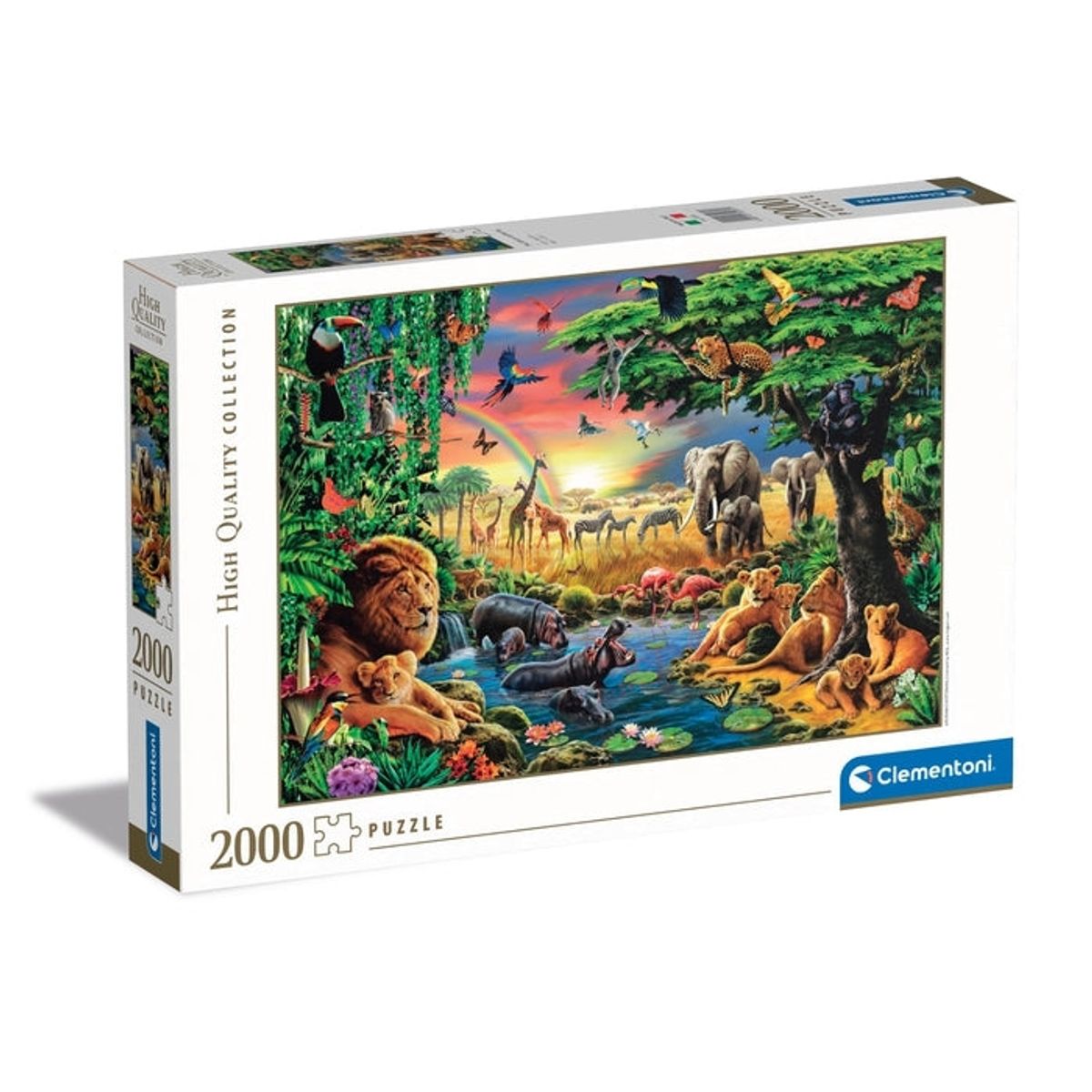 CLEMENTONI - CLEMENTONI 32081 PUZZLE 2000 PIEZAS THE AFRICAN GATHERING