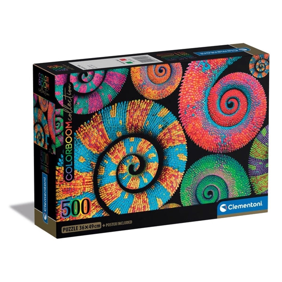 CLEMENTONI - CLEMENTONI 35529 PUZZLE 500 PIEZAS COLORBOOM CURLY TAILS