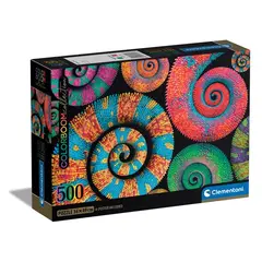 CLEMENTONI - 35529 PUZZLE 500 PIEZAS COLORBOOM CURLY TAILS