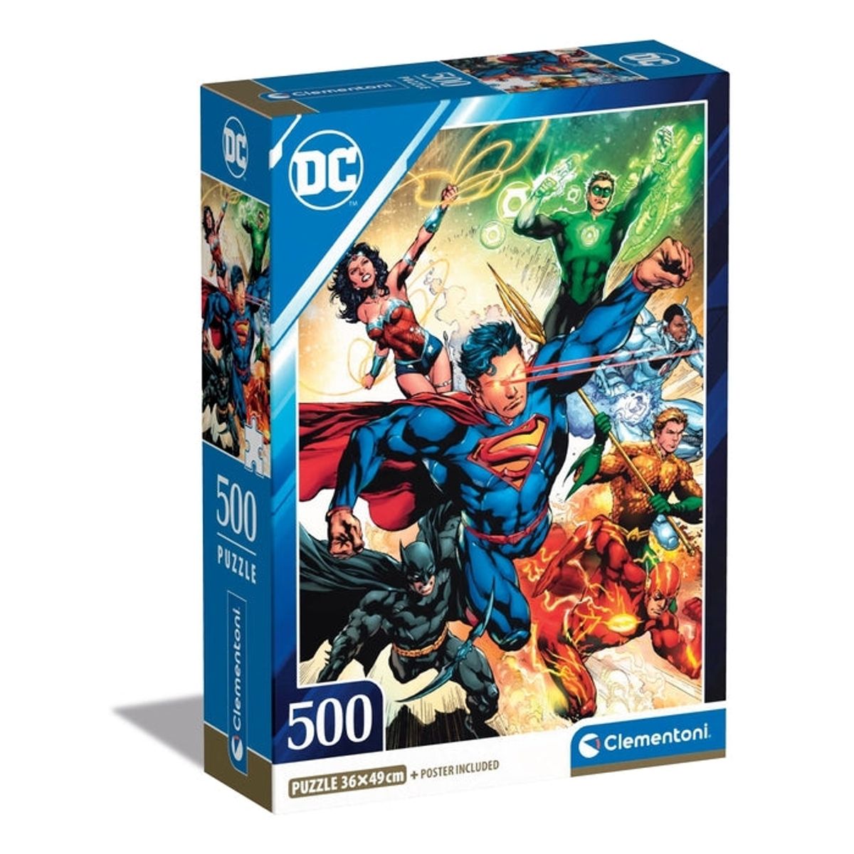 CLEMENTONI - CLEMENTONI 35531 PUZZLE 500 PIEZAS DC COMICS