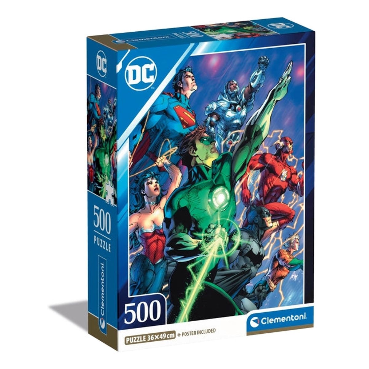 CLEMENTONI - CLEMENTONI 35532 PUZZLE 500 PIEZAS DC COMICS