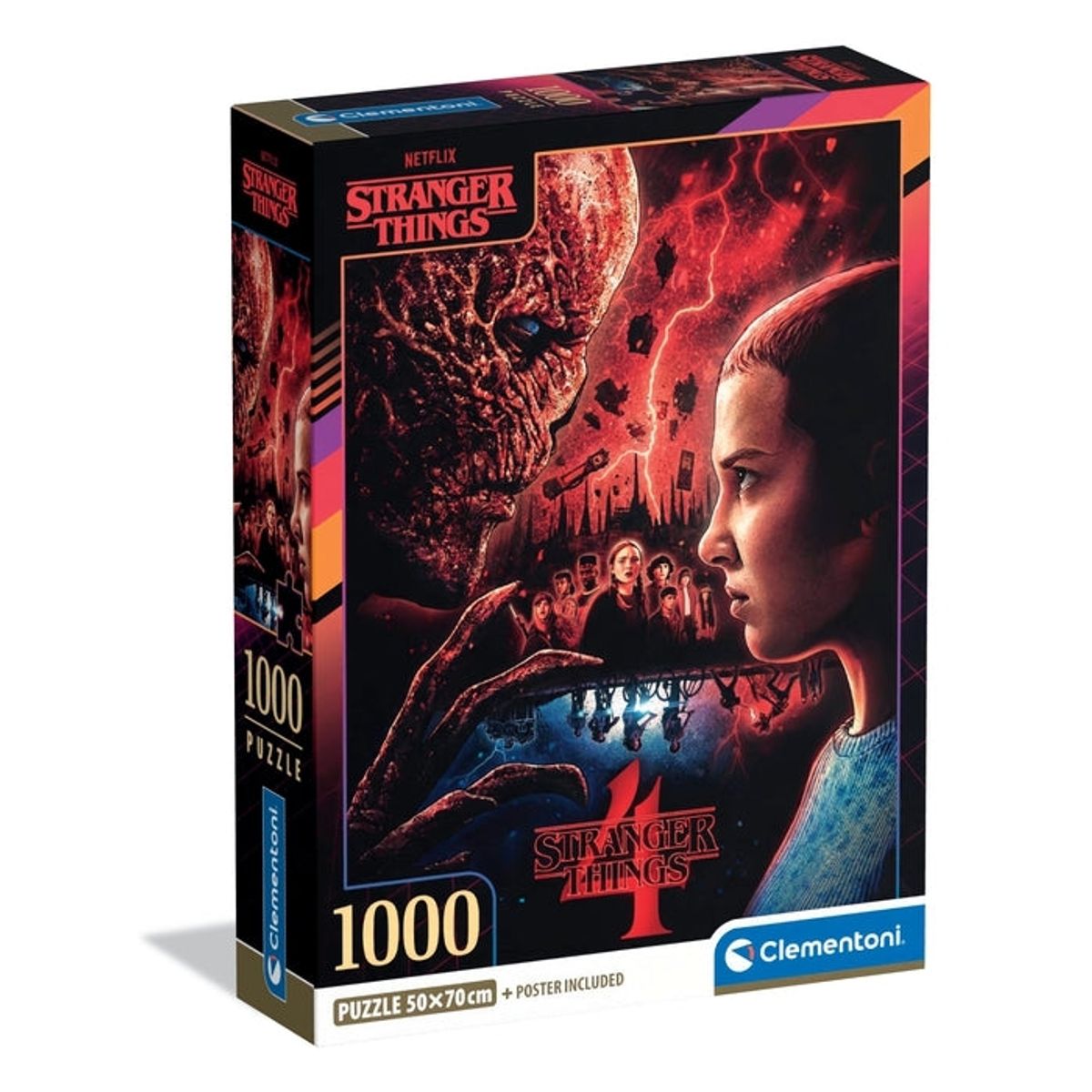 CLEMENTONI - CLEMENTONI 39981 PUZZLE 1000 PIEZAS STRANGER THINGS S04