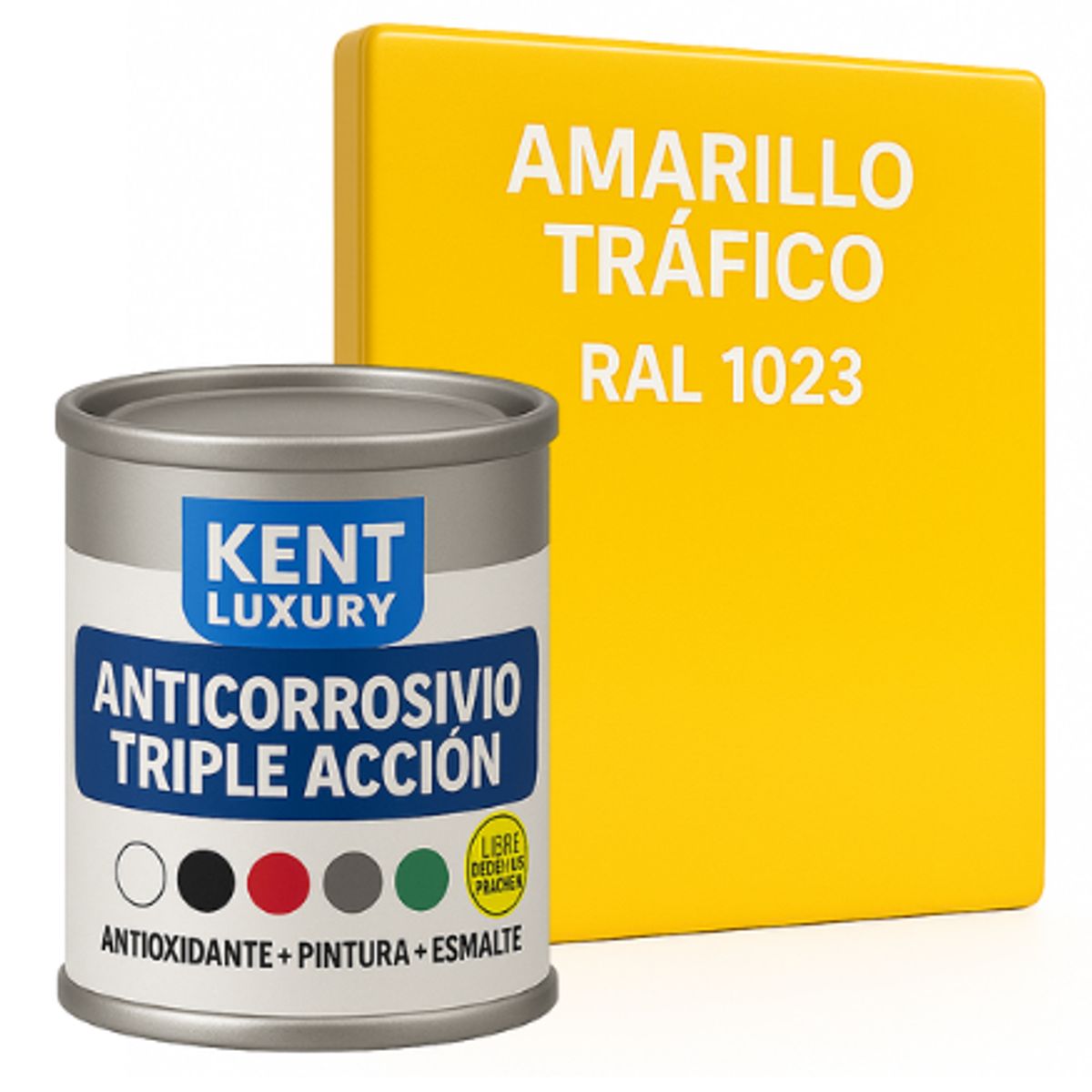 KENT - ANTICORROSIVO TRIPLE ACCIÓN 1-32 Galón AMARILLO TRAFICO