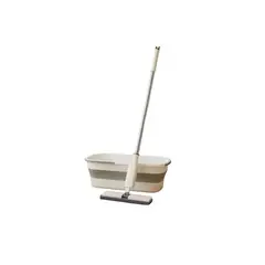 GENERICO - Mopa De Esponja Trapeador Con Cubeta Plegable