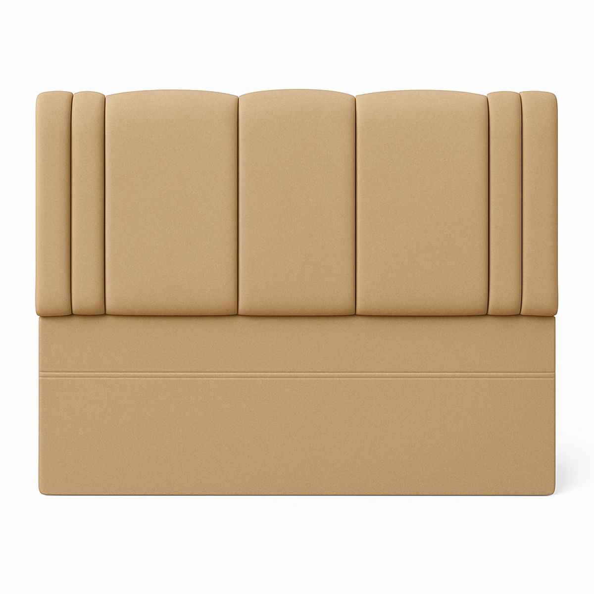 GENERICO - RESPALDO DE CAMA 2 PLAZAS BEIGE MILANO