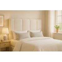 RESPALDO DE CAMA 2 PLAZAS CRUDO MILANO