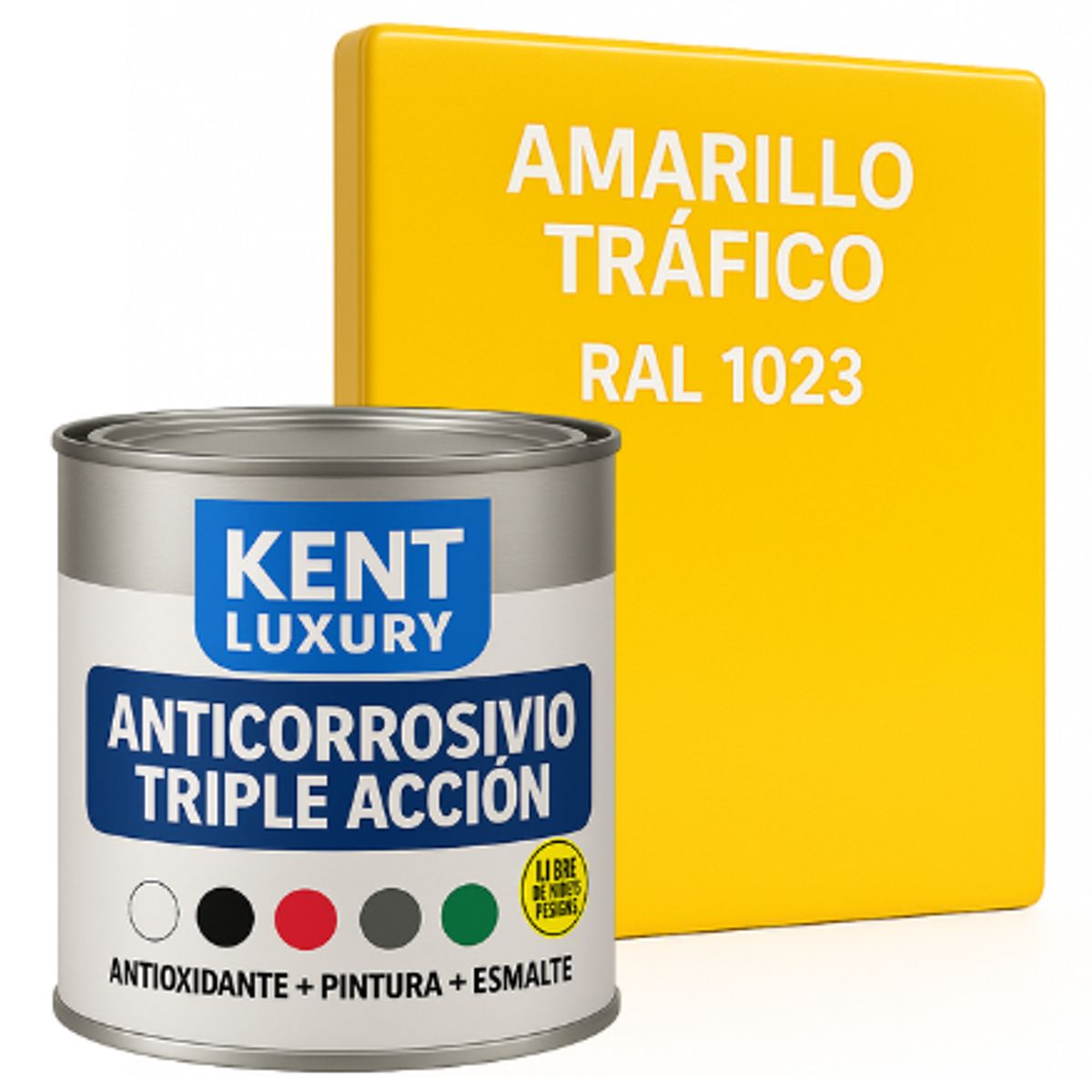 KENT - ANTICORROSIVO TRIPLE ACCIÓN 1-8 Galón AMARILLO TRAFICO