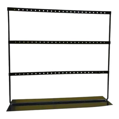 Imagen 2 del producto Exhibidor Metálico para Aretes y Accesorios Negro 3 Niveles Gms