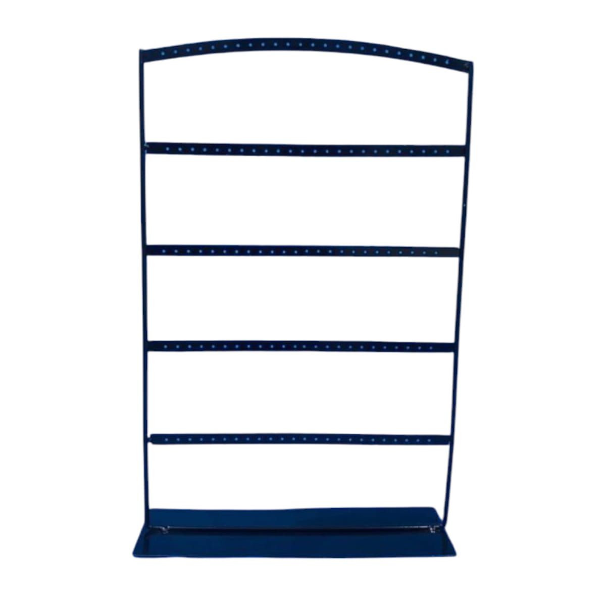 GENERICO - Exhibidor Metálico de 5 Niveles para Aretes y Accesorios Negro Gms