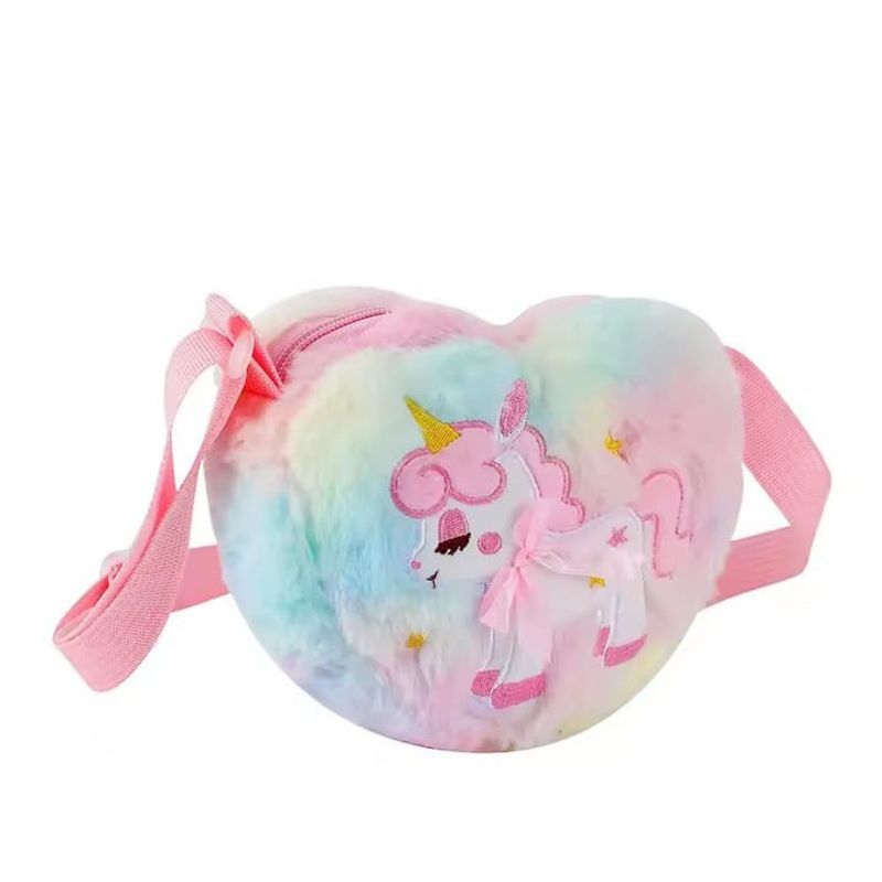 GENERICO - Cartera linda unicornio niña 20x16cm