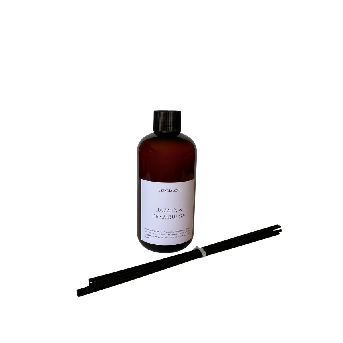 GENERICO - Aromatizante Refill Difusor Varillas Jazmín y Frambuesa 250ml -Esencia Azul