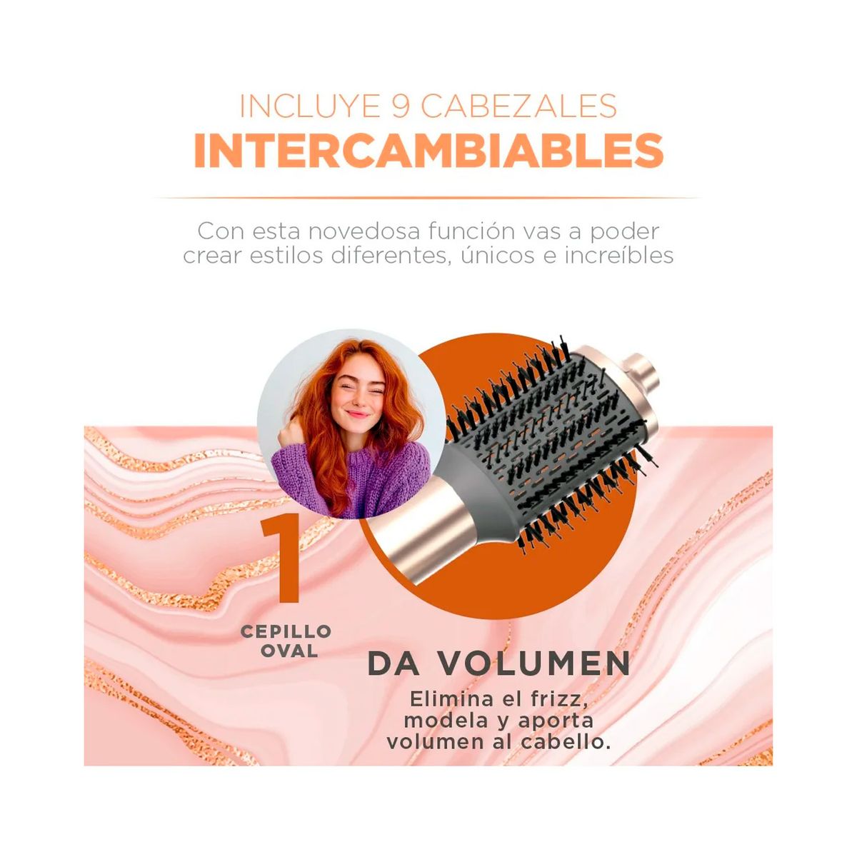 GAMA - Cepillo Secador Gama Multistyler UniQ Radiant 9 en 1