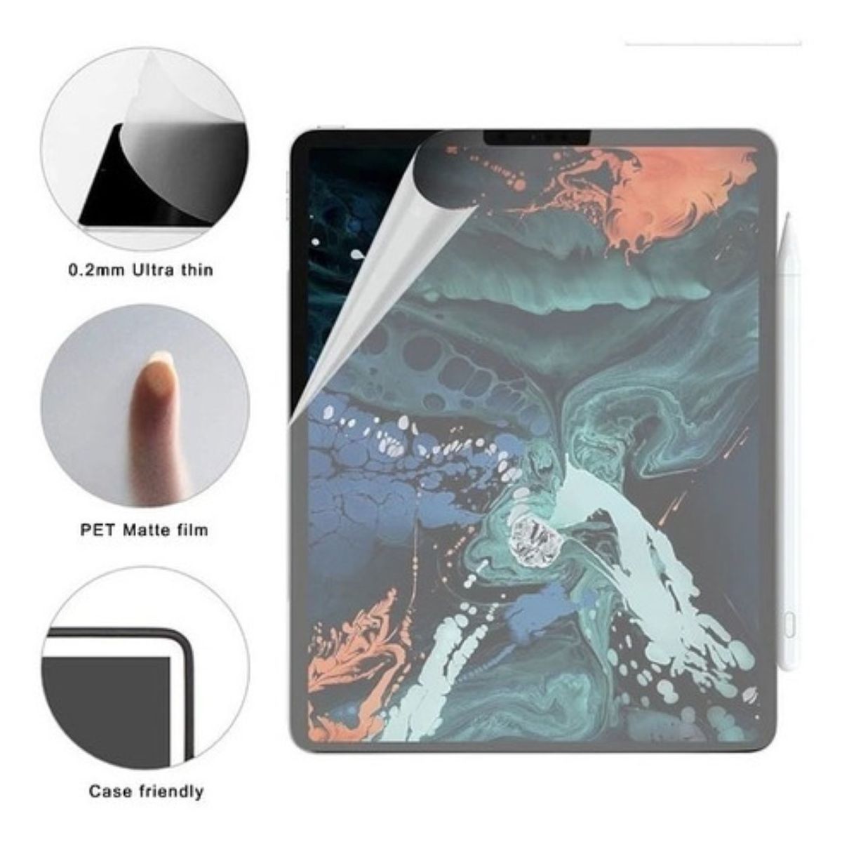 GENERICO - Lámina Mica Sensación Papel Para Samsung S10 Lite 2025