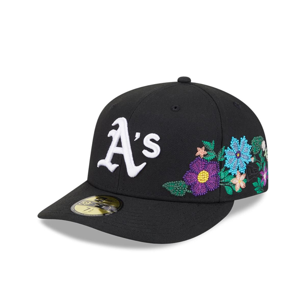 NEW ERA - Gorra 59Fifty Oakland Athletics Tonal Florals Black