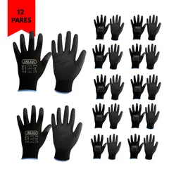 LIOI - Guantes Seguridad Multipropósito J170 PU T9 Pack 12 Pares