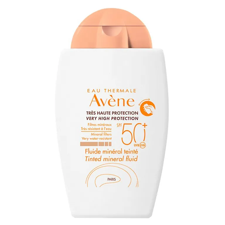 Protector Solar Facial Fluido Mineral con color FPS 50+ 40ml