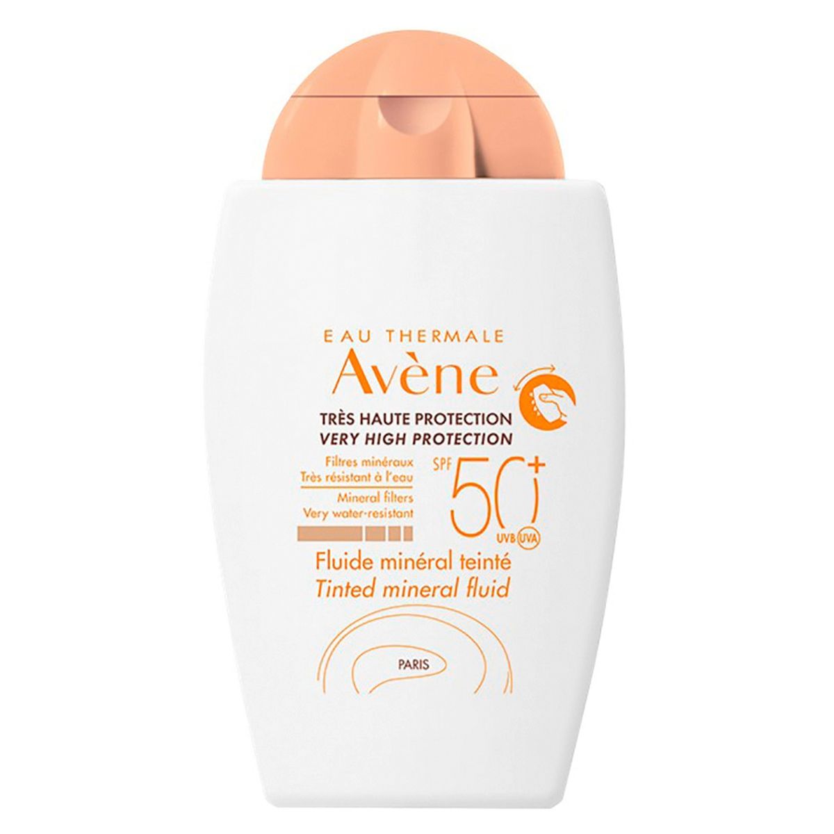 AVENE - Protector Solar Facial Fluido Mineral con color FPS 50+ 40ml Avene