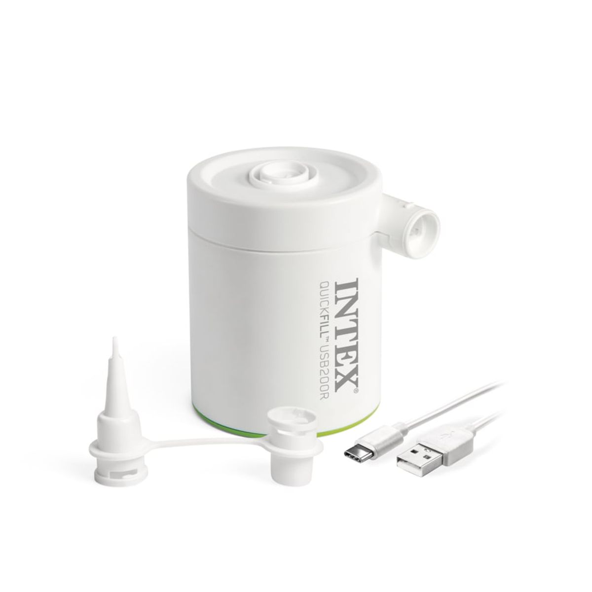 INTEX - Inflador Eléctrico Recargable INTEX USB QuickFill 200R 200 Lts/Min