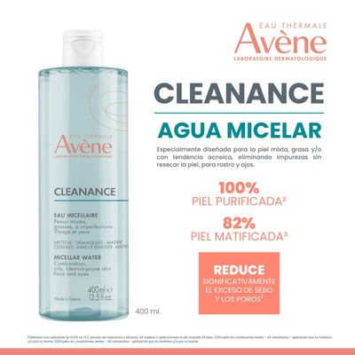 Imagen 2 del producto Agua Micelar Cleanance 400ml