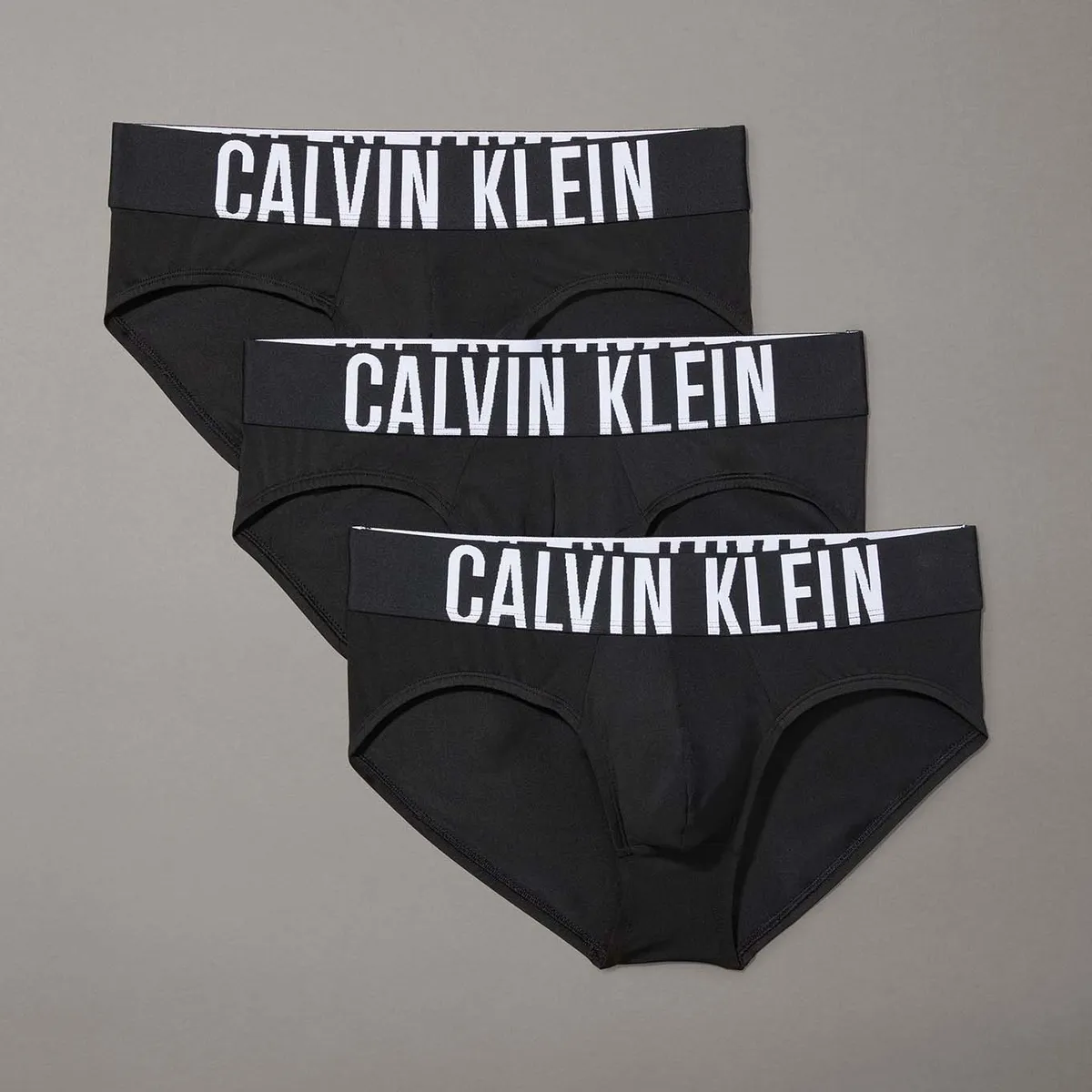 CALVIN KLEIN - Pack 3 Slips Intense Power Negro Calvin Klein