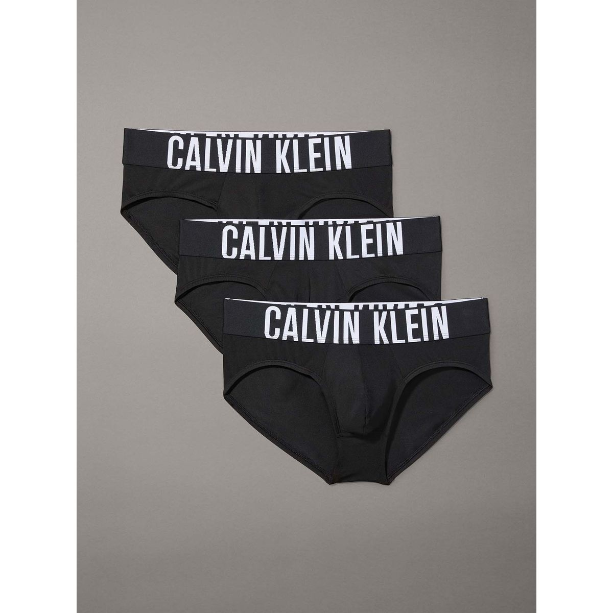 CALVIN KLEIN - Pack 3 Slips Intense Power Negro Calvin Klein