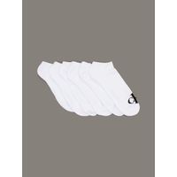 Pack de 6 Calcetines Monogramed Cushion Crew Blanco
