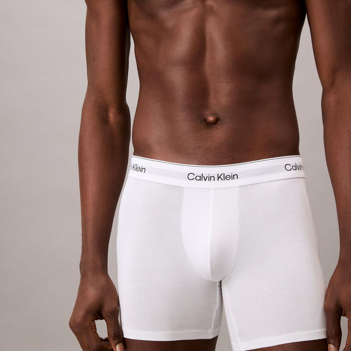 CALVIN KLEIN - Pack De 3 Bóxers Ajustados - Icon Cotton Stretch Blanco Calvin Klein