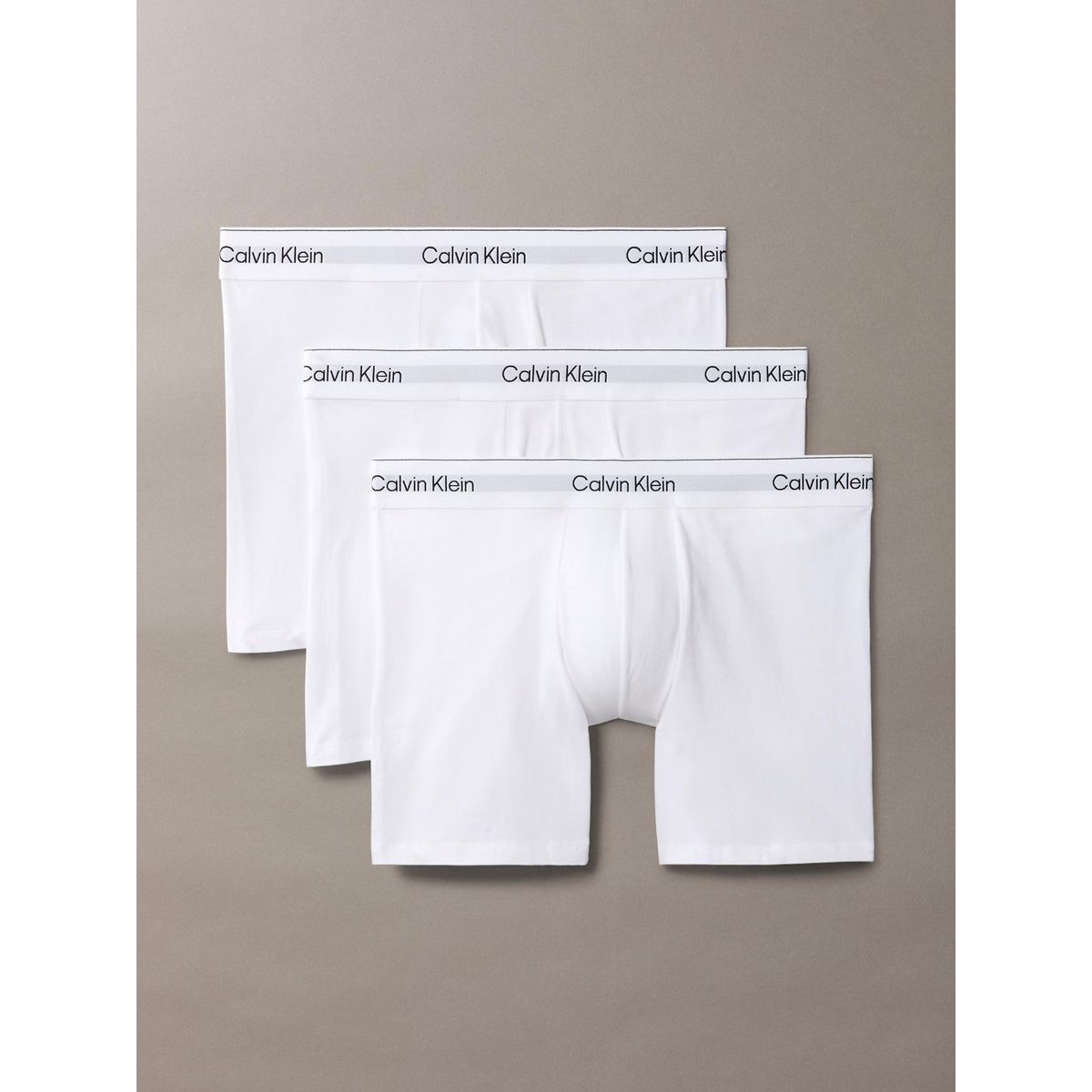 CALVIN KLEIN - Pack De 3 Bóxers Ajustados - Icon Cotton Stretch Blanco Calvin Klein