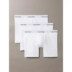 CALVIN KLEIN - Pack De 3 Bóxers Ajustados - Icon Cotton Stretch Blanco