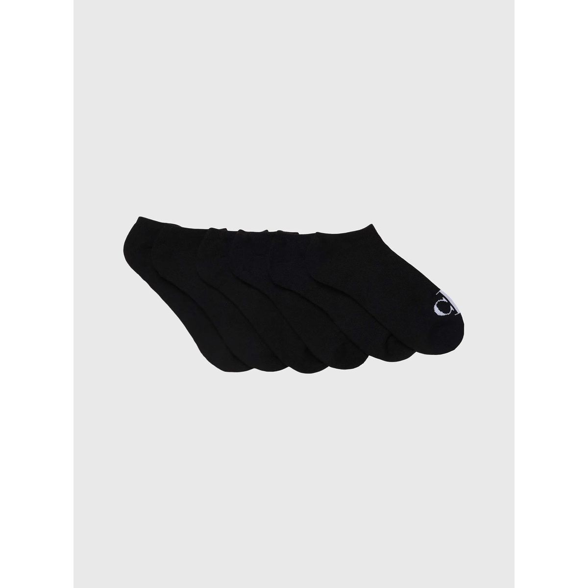 CALVIN KLEIN - Pack de 6 Calcetines Monogramed Cushion Crew Negro Calvin Klein