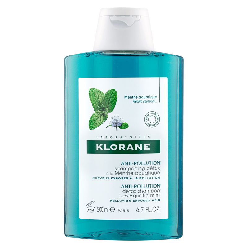 KLORANE - Shampoo detox Menta Acuatica 200ml Klorane