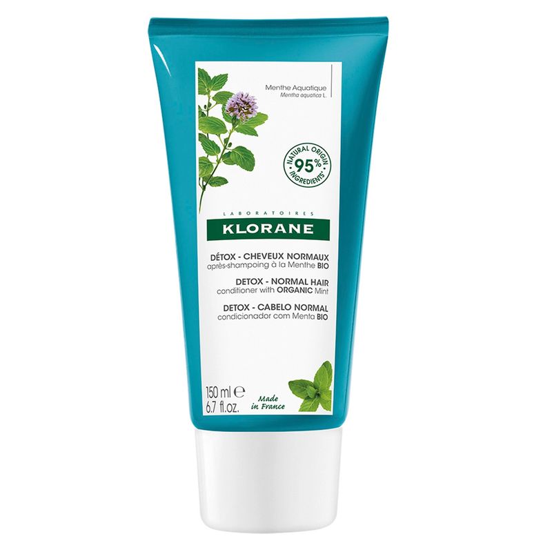 KLORANE - Bálsamo protector con Menta acuatica Cabellos expuestos a la contaminacion 150ml Klorane
