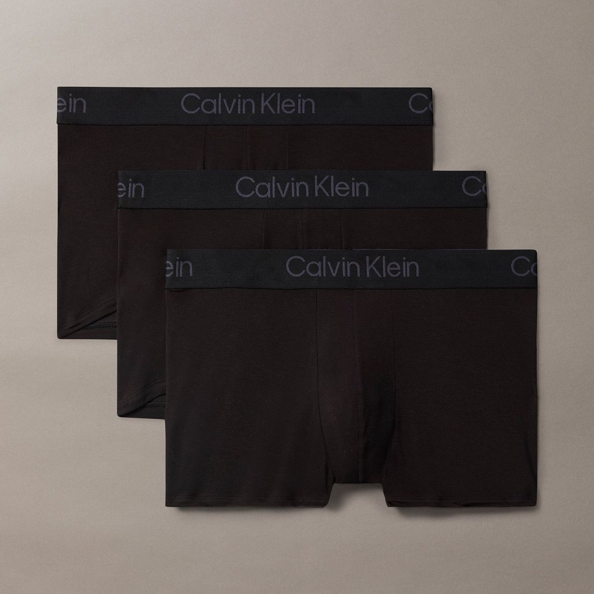 CALVIN KLEIN - Pack 3 Bóxers Trunk Ultra Soft Modal Negro Calvin Klein