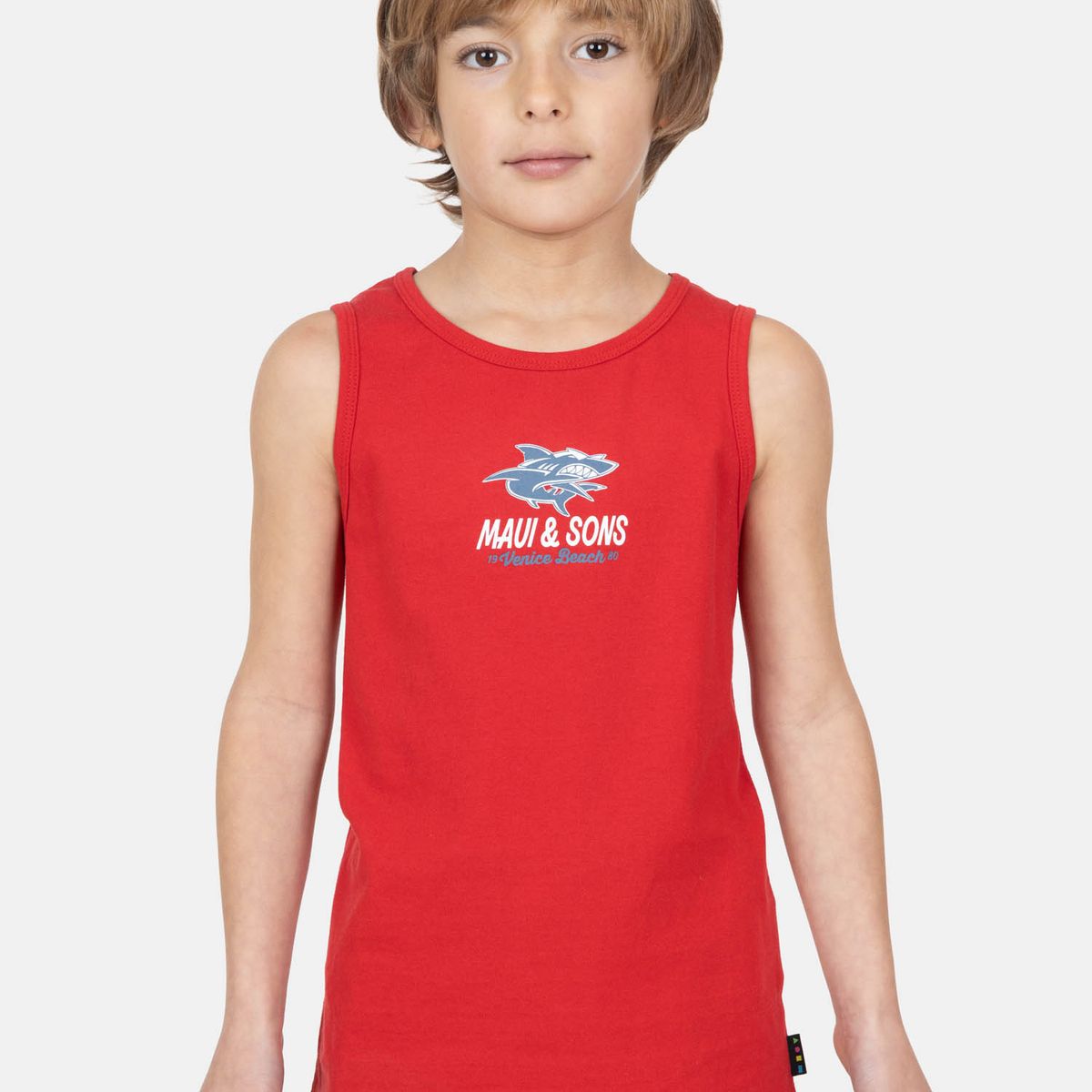 MAUI AND SONS - Polera SM Bubloo Rojo Infantil Maui And Sons