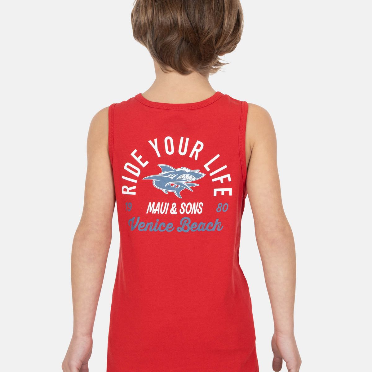 MAUI AND SONS - Polera SM Bubloo Rojo Infantil Maui And Sons